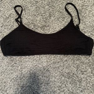 Black bathing suit top